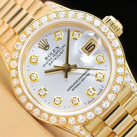 rolex diamond watch ebay|rolex watch diamond bezel prices.